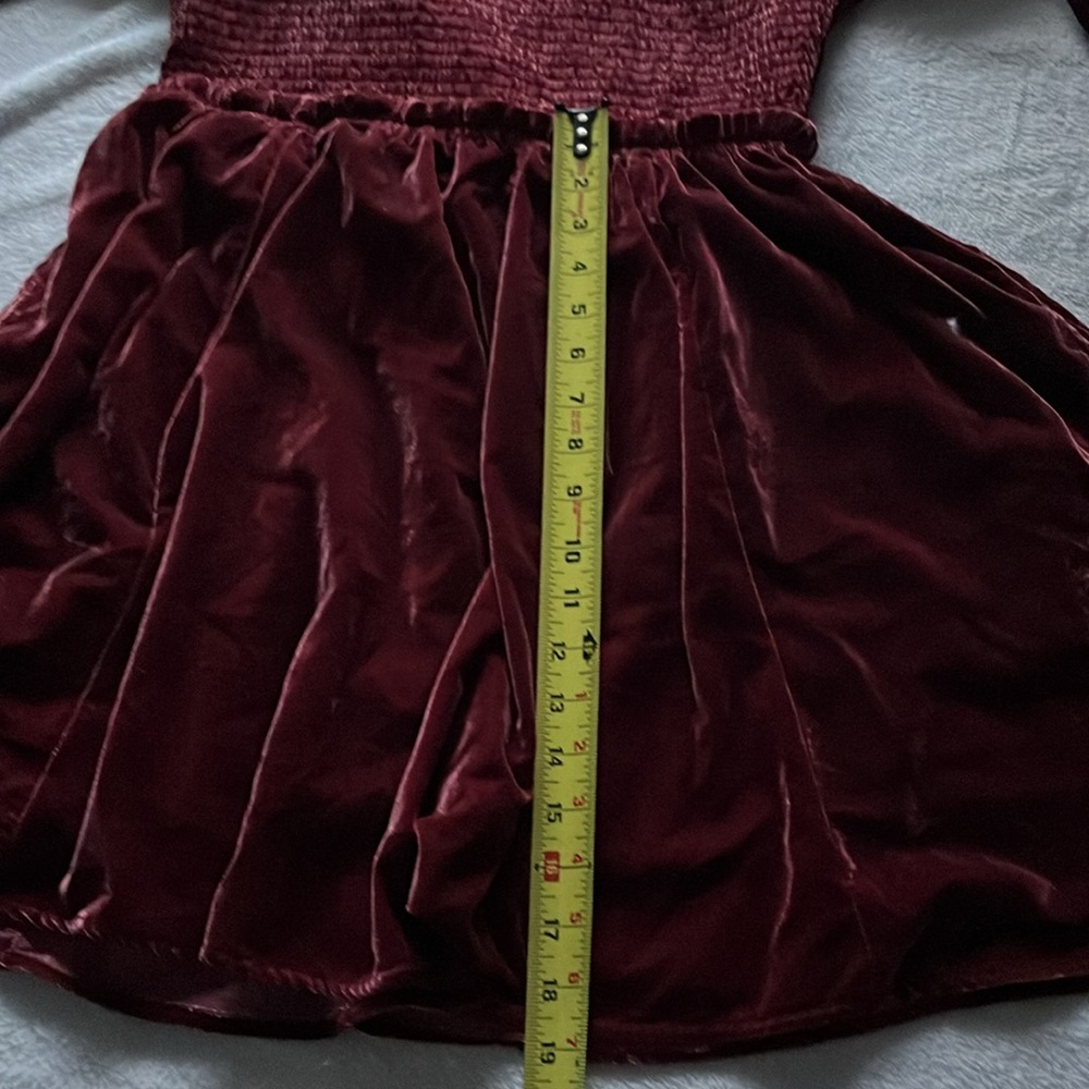 Free People Velvet Mini Dress - Picture 7 of 8